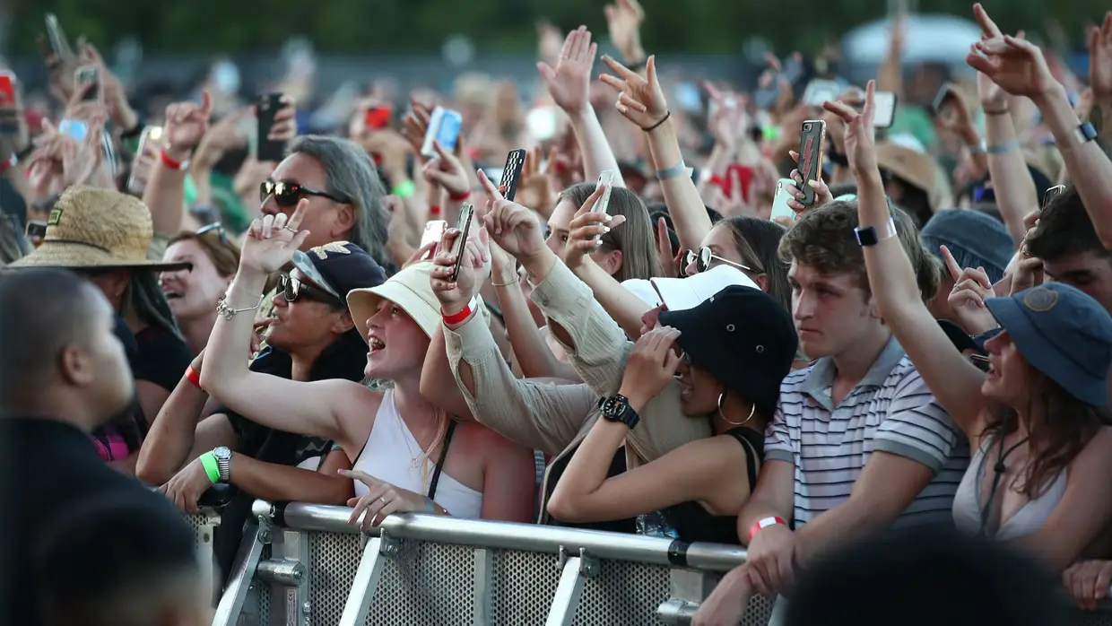 Concerto dos Six60 na Nova Zelândia a 16 de janeiro de 2021