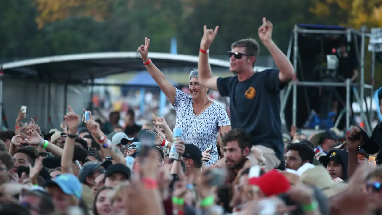 Concerto dos Six60 na Nova Zelândia a 16 de janeiro de 2021