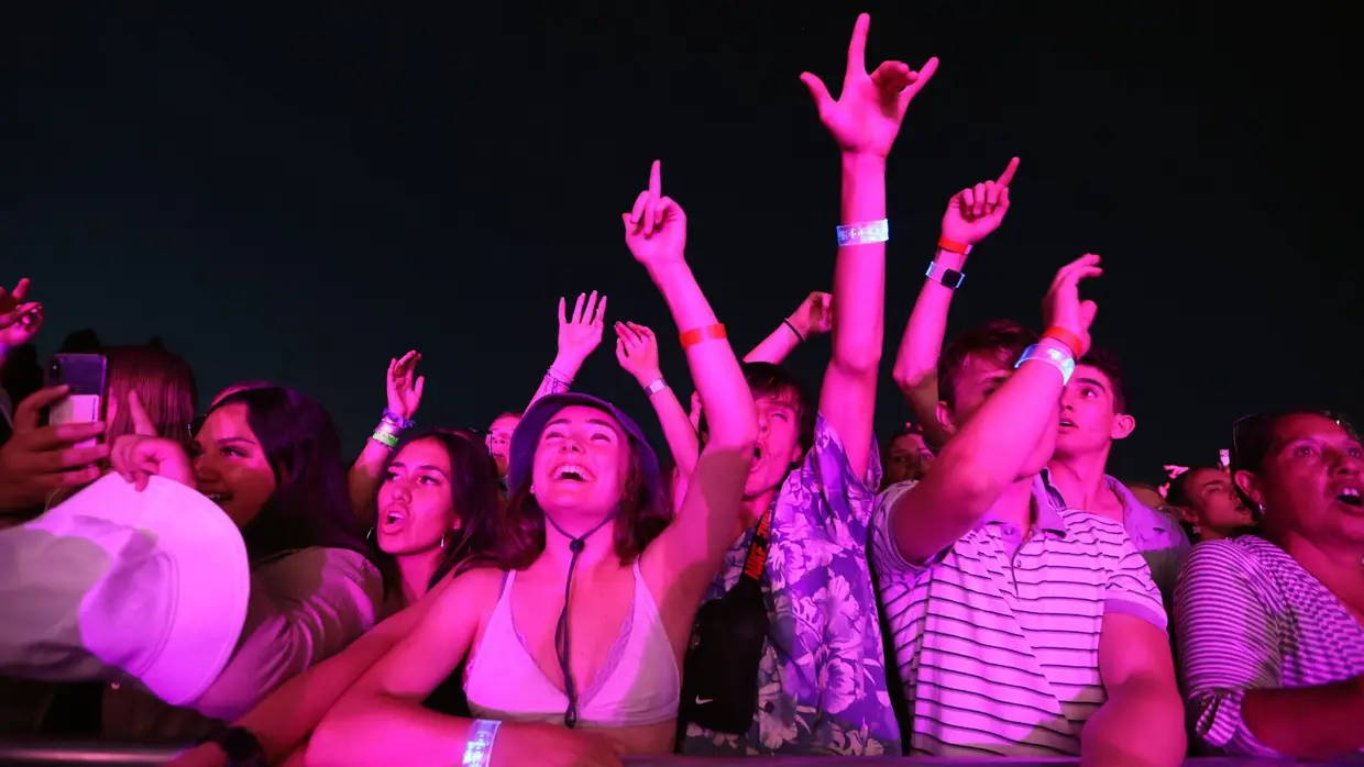 Concerto dos Six60 na Nova Zelândia a 16 de janeiro de 2021