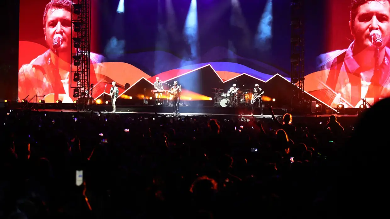Concerto dos Six60 na Nova Zelândia a 16 de janeiro de 2021