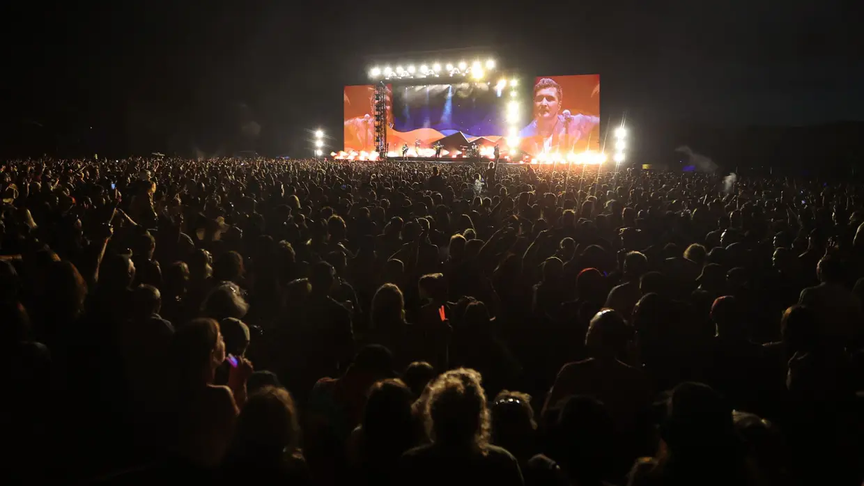 Concerto dos Six60 na Nova Zelândia a 16 de janeiro de 2021