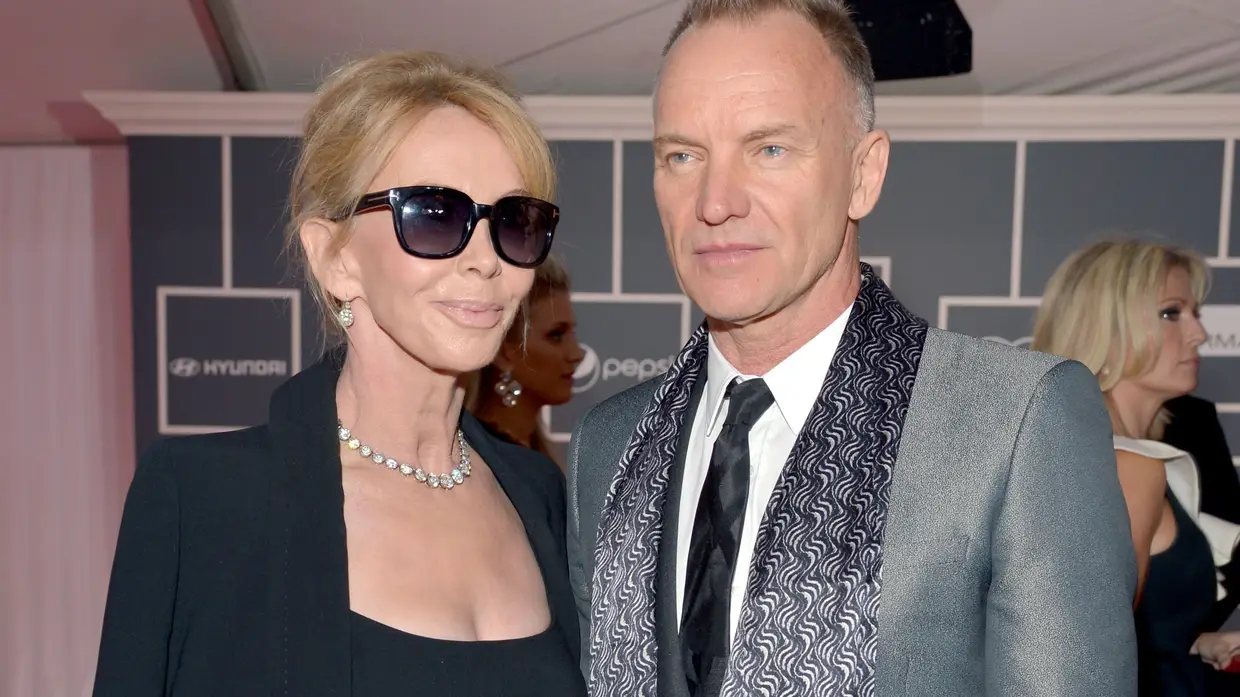 Sting e Trudy Styler, casados desde 1992 (mas já eram um casal dez anos antes)