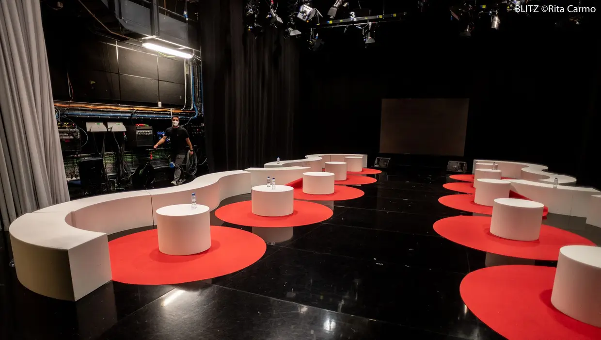 Bastidores do Festival da Canção 2021 - a green room no fim da 2ª semi-final