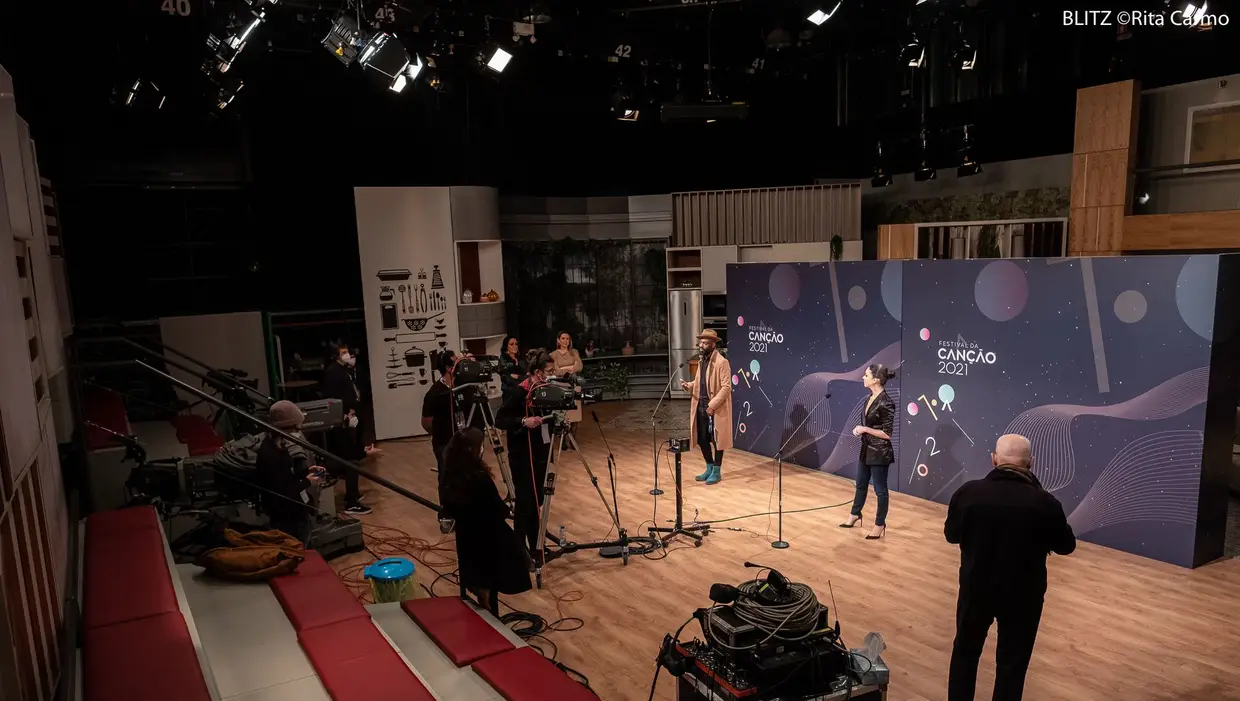 Bastidores do Festival da Canção 2021 - a sala do Júri