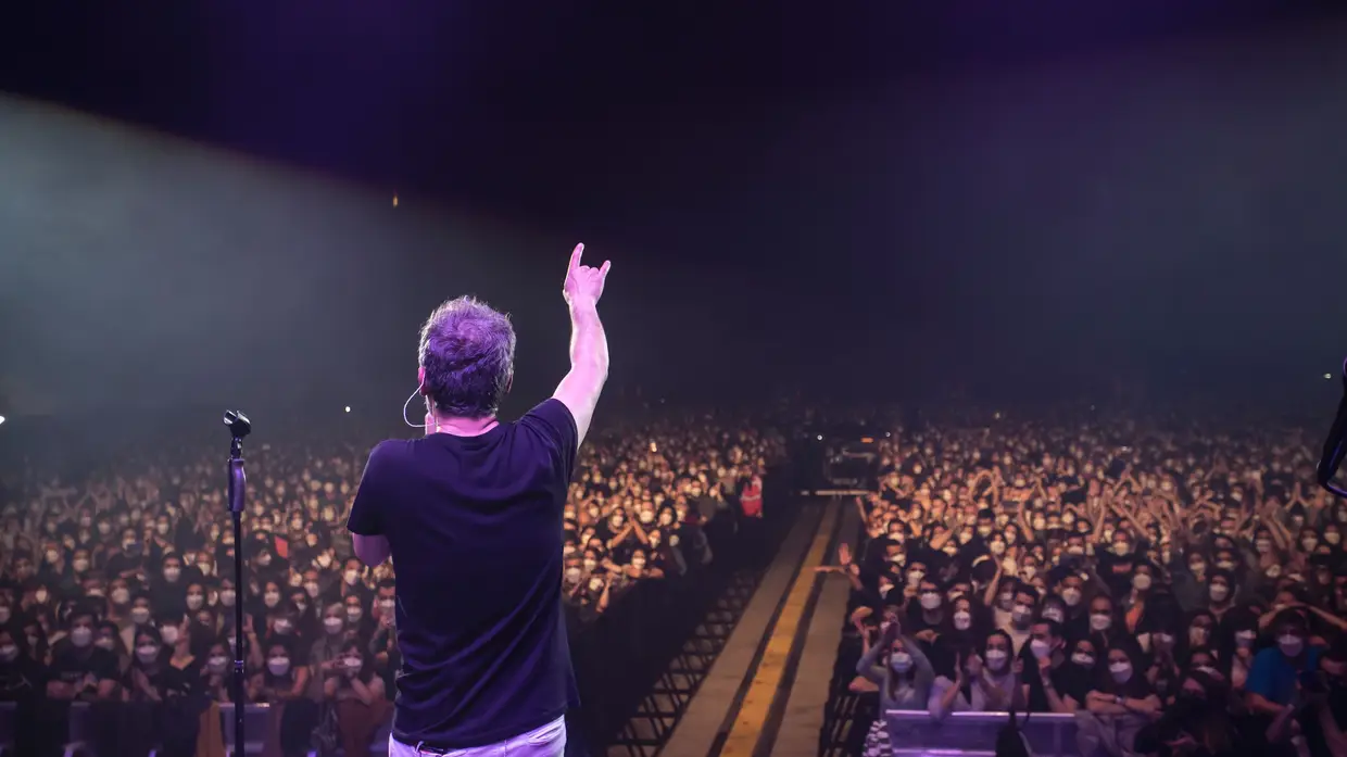 Concerto para 5 mil pessoas testas à covid-19, em Barcelona, a 27 de março