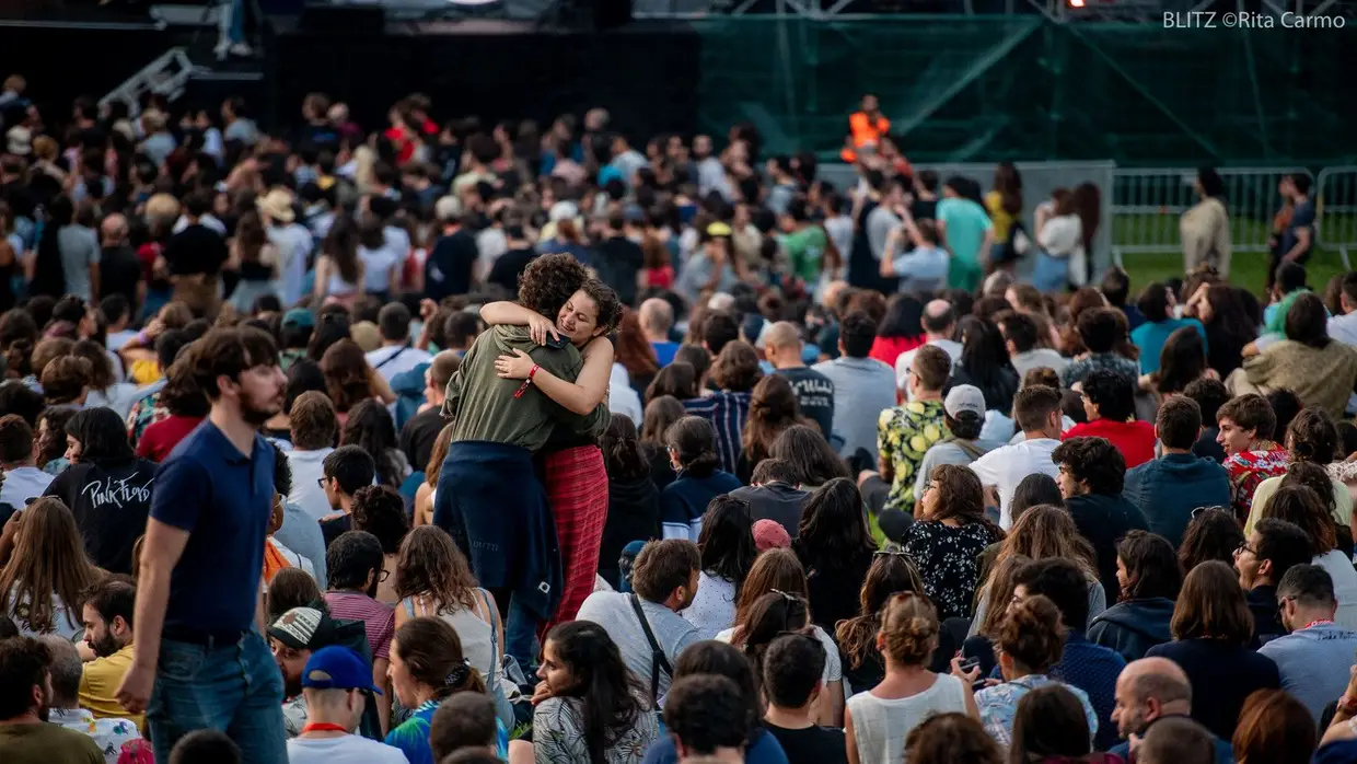 O recinto de Paredes de Coura, palco de concertos e reencontros