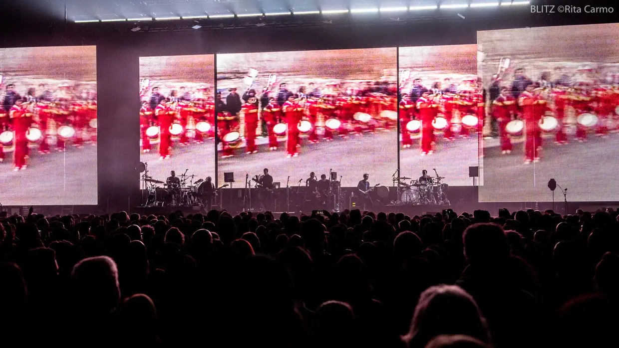 O 'recital' dos Massive Attack no Campo Pequeno, em Lisboa, no início de 2019