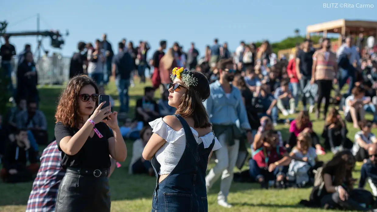 A plateia do NOS Primavera Sound, no Parque da Cidade, no Porto