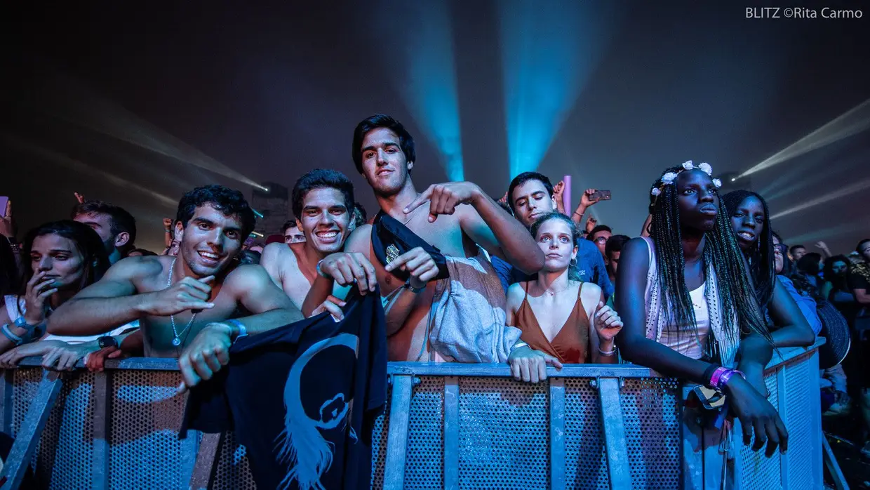A alegria da plateia no MEO Sudoeste 2019