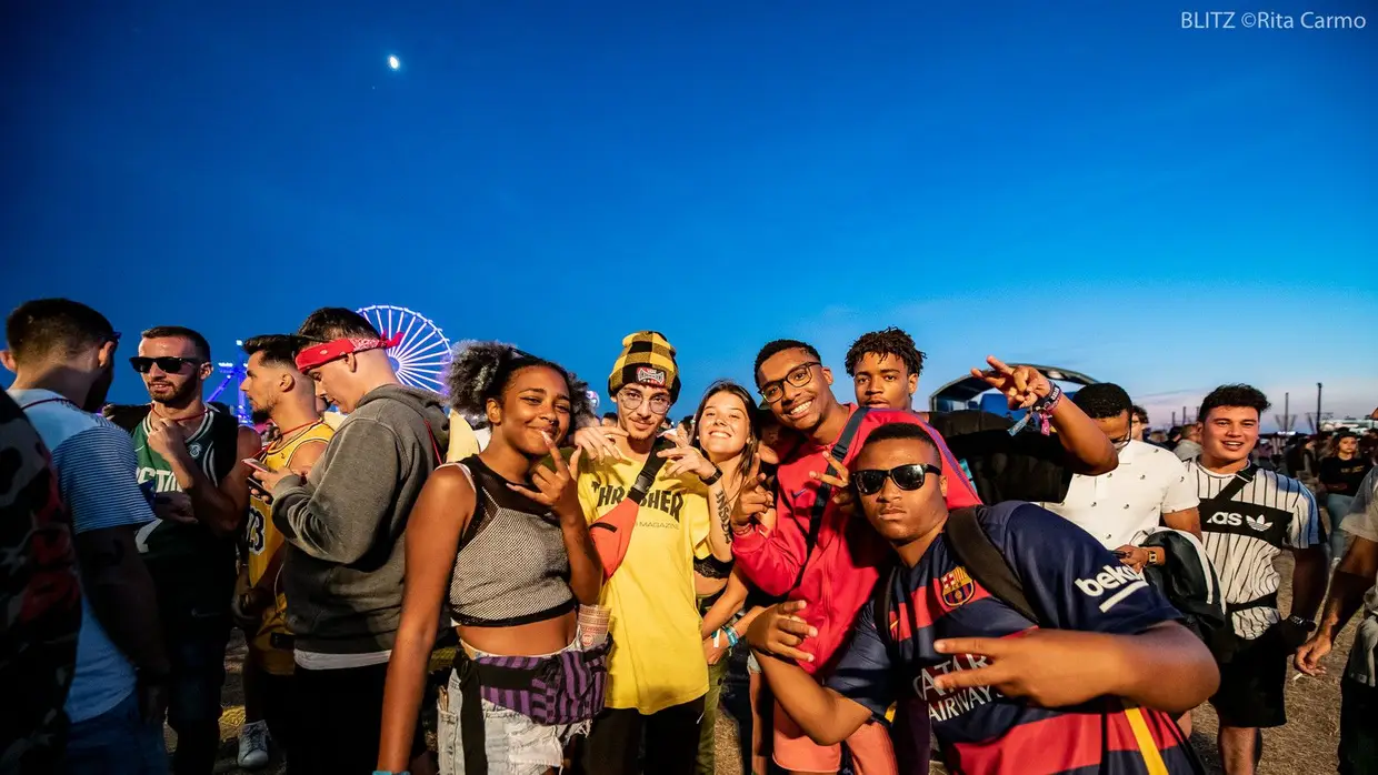 A alegria da plateia no MEO Sudoeste 2019