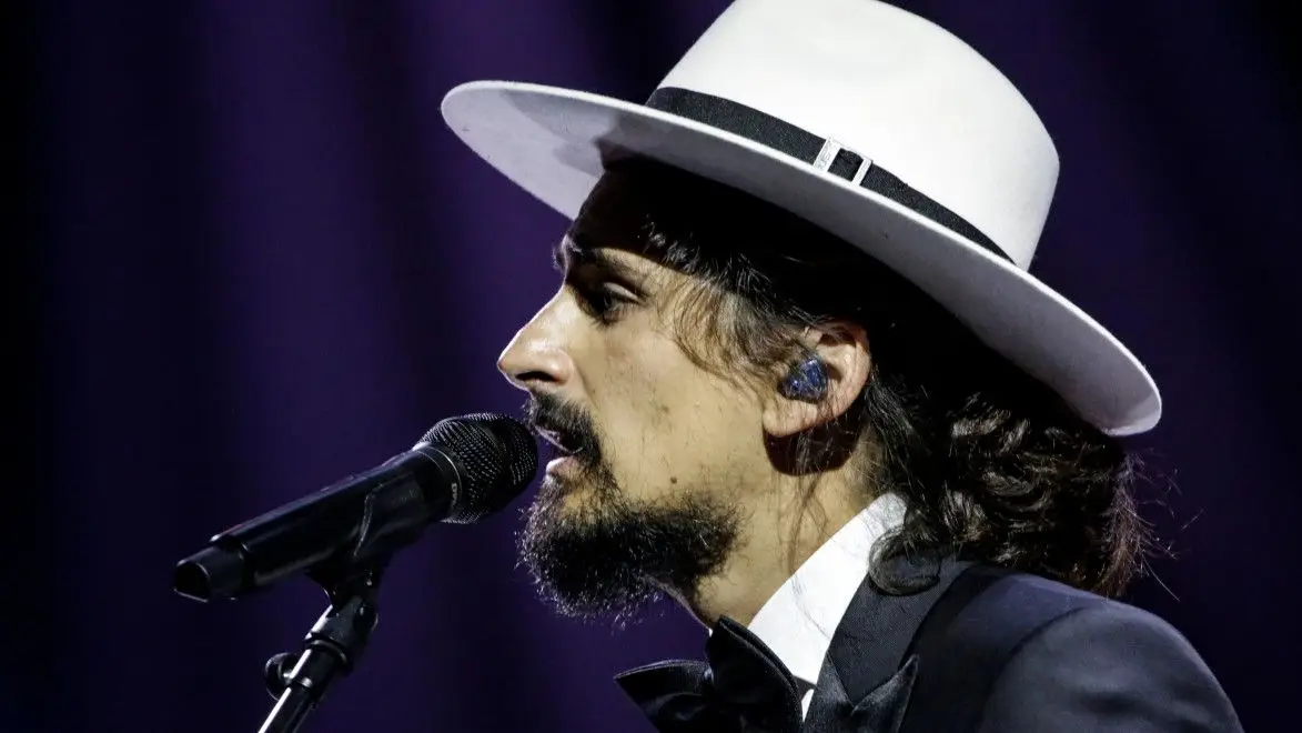 The Black Mamba no primeiro ensaio da Eurovisão