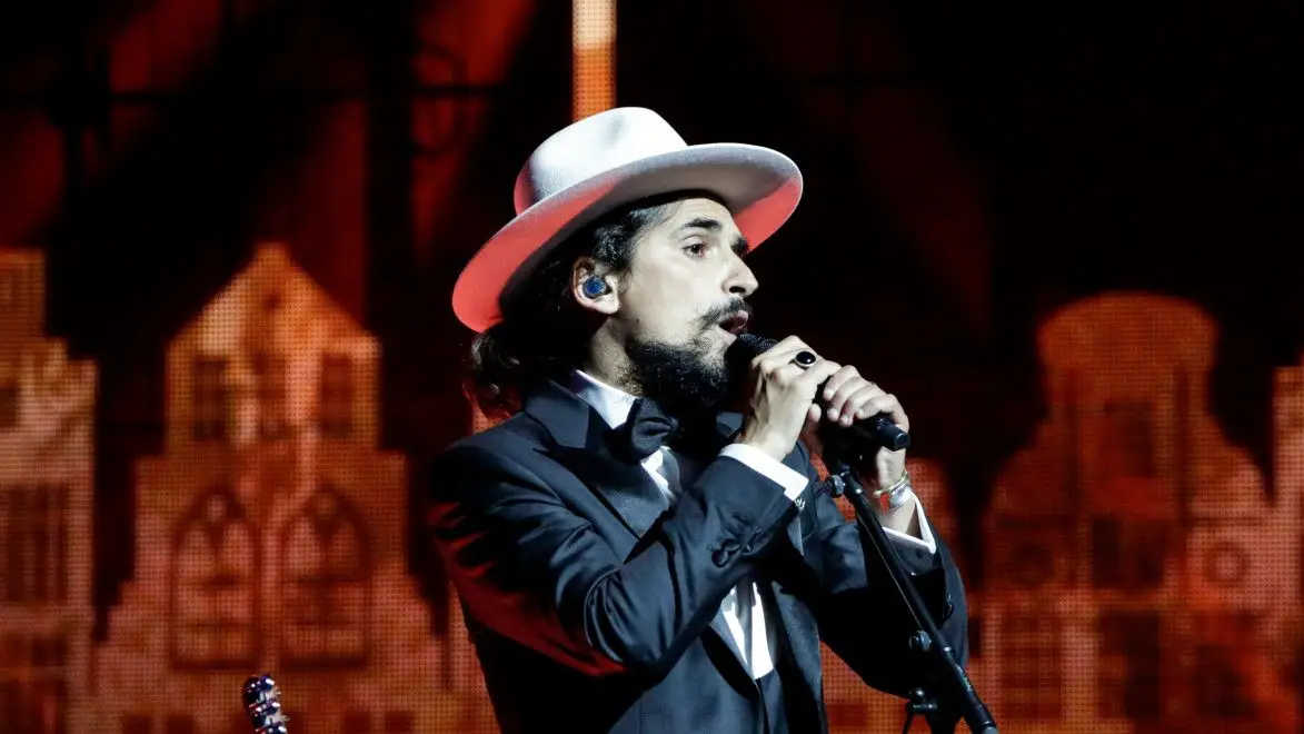 The Black Mamba no primeiro ensaio da Eurovisão