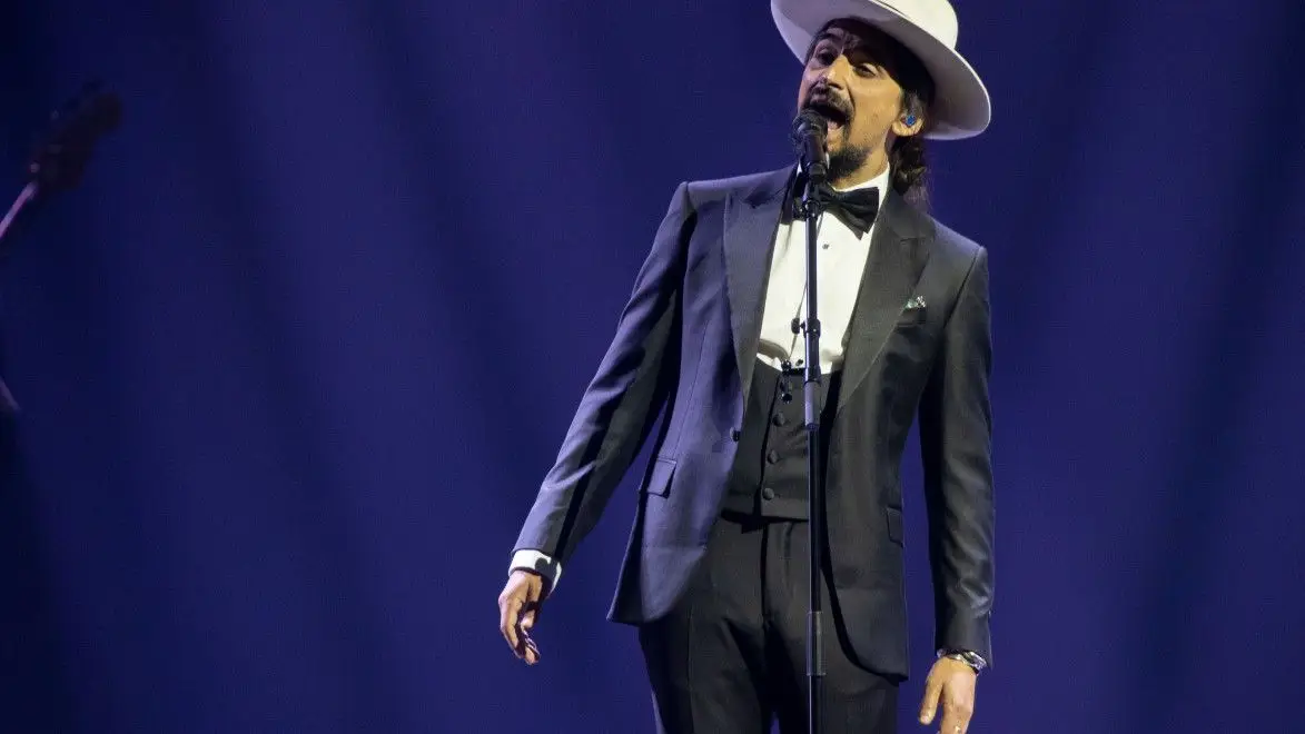 The Black Mamba no segundo ensaio da Eurovisão