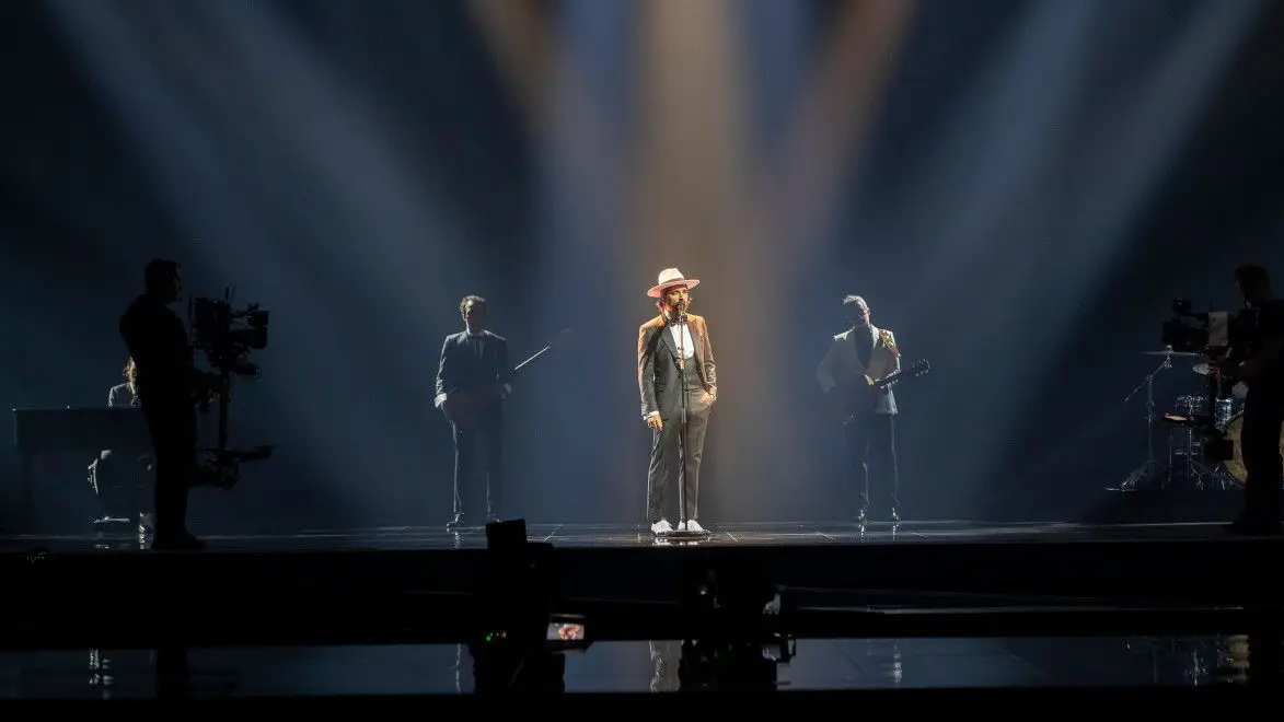 The Black Mamba no segundo ensaio da Eurovisão