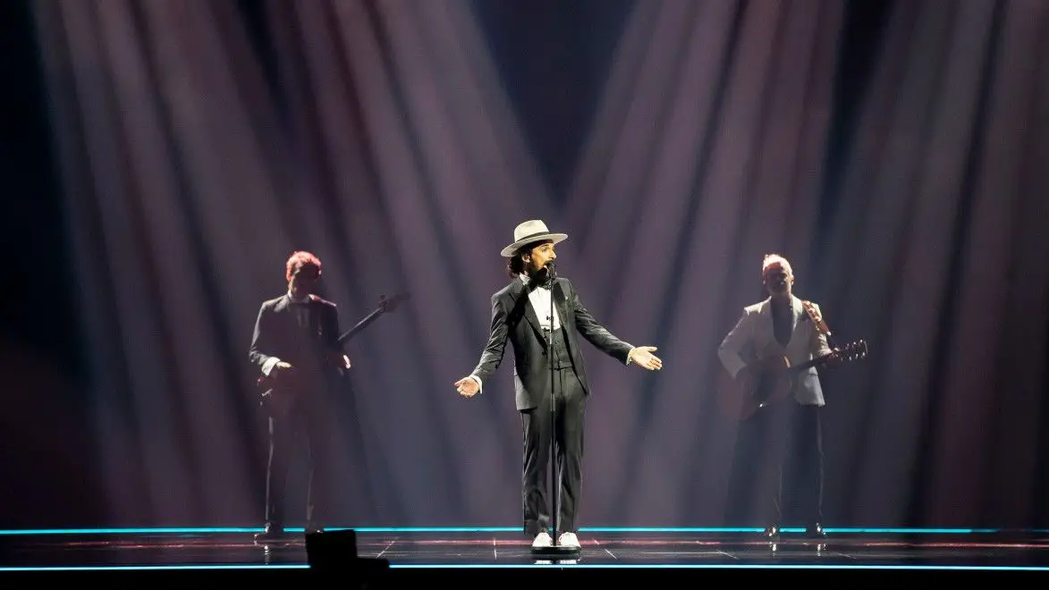 The Black Mamba no segundo ensaio da Eurovisão
