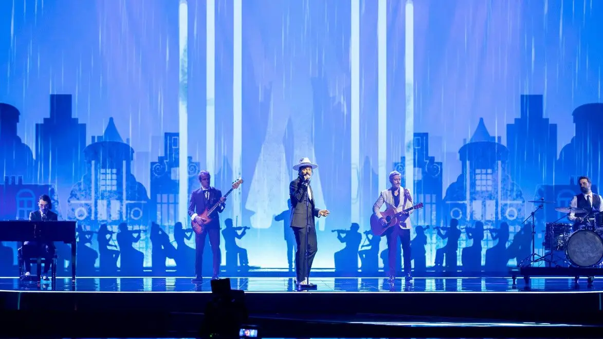 The Black Mamba no segundo ensaio da Eurovisão