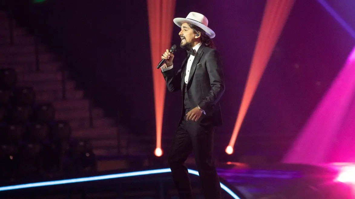 The Black Mamba no segundo ensaio da Eurovisão