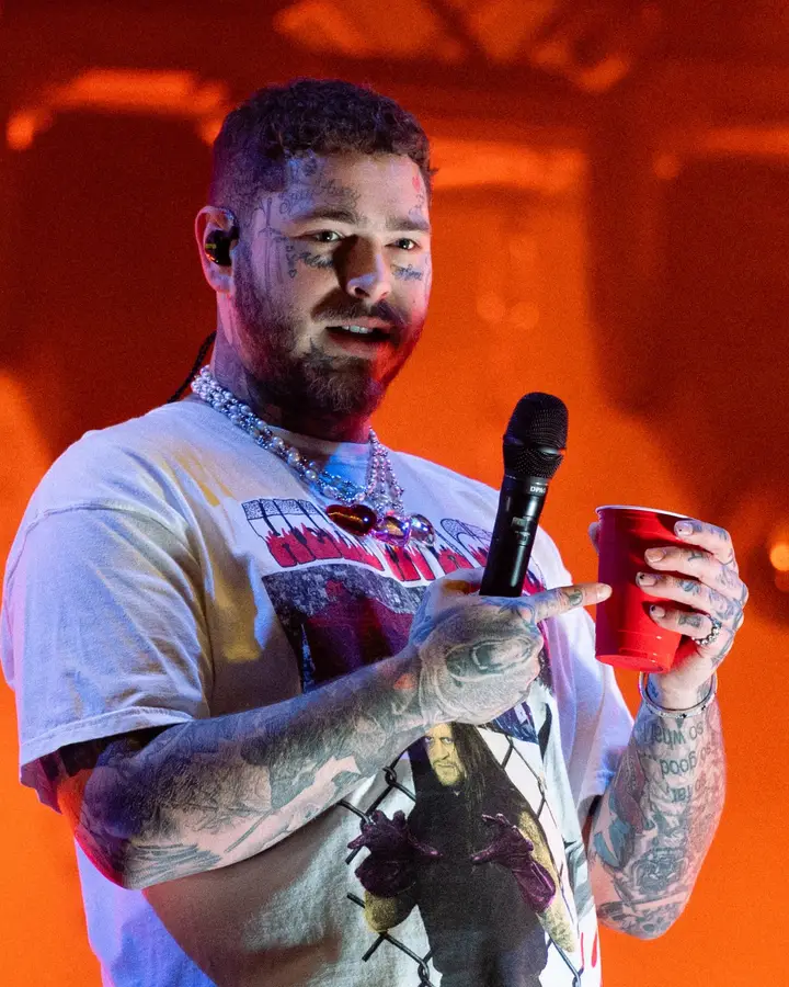 Post Malone no Festival de Reading 2021