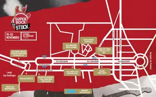 Mapa Super Bock em Stock