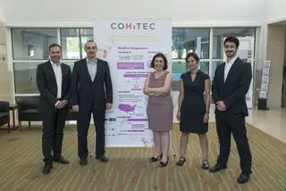 ModProt Diagnostics: E se um conjunto de proteínas modificadas forem usadas para o diagnóstico de doenças? A ideia tem vindo a ser trabalhada por investigadores do Instituto Superior Técnico e do Instituto de Medicina Molecular da Universidade de Lisboa. A Lupus é o primeiro alvo deste novo método de diagnóstico: os investigadores dos dois institutos lisboetas desenvolveram um biomarcador que ajuda a detetar esta doença incapacitante ainda numa fase precoce, que permite maior eficácia nas terapêuticas que venham a ser aplicadas ao paciente.