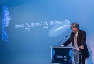 O CEO e chairman da PT abriu a entrega de prémios e destacou o papel relevante que a empresa teve, e tem, para a inovação feita em Portugal