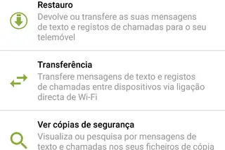 Como passar as SMS e o registo de chamadas de um smartphone para outro