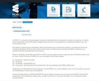 Comunicado da Mobi.E publicado dia 12 de março em https://www.mobie.pt/news/comunicado-pcr
