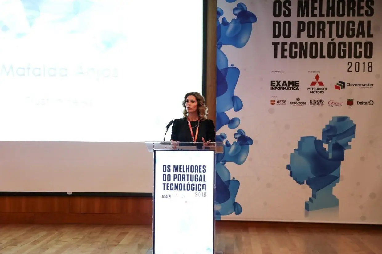 Mafalda Anjos, Publisher da Trust in News e Diretora da Visão, deu as boas-vindas as premiados