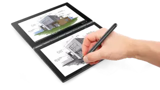 O Lenovo Yoga Book usa dois ecrãs táteis
