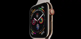 O novo Apple Watch tem um volume mais pequeno, mas tem uma área de ecrã 40% maior