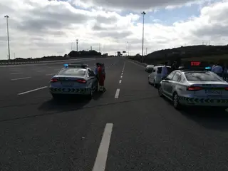 Todos os testes foram acompanhados pela GNR