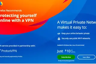 Mozilla testa serviço de subscrição de VPN para Firefox