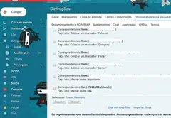 No final escolha Criar filtro. Se por alguma razão quiser remover este filtro, entre em Definições, Filtros e endereços bloqueados. Neste espaço pode editar os filtros que criou ou apagá-los.