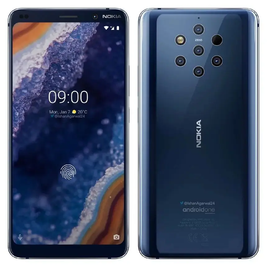 O Nokia 9 PureView é novo topo de gama da marca e terá cinco câmaras com lentes Carl Zeiss.