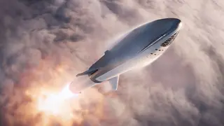 SpaceX testa escudo térmico que vai ser utilizado na Spaceship