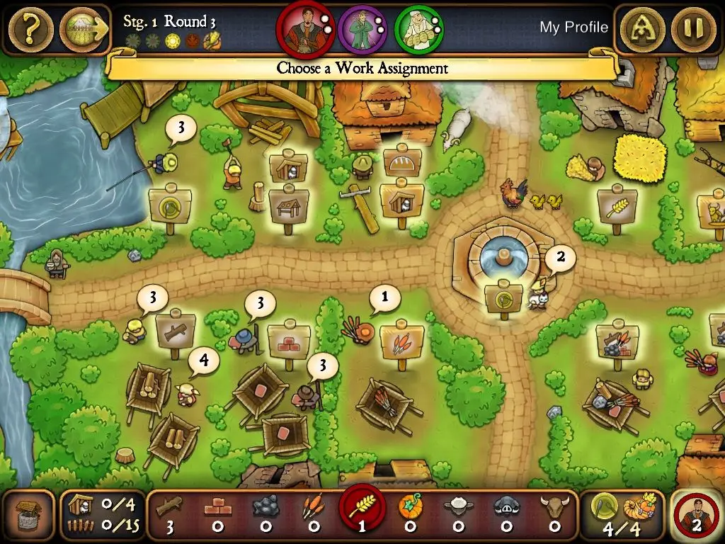 Agricola (iOS e Android): em Agricola, o jogador tem de gerir recursos (cereais, animais, madeira, etc.) para melhorar as condições de vida e aumentar a família. Uma excelente adaptação que mantém a mecânica de jogo e permite jogar online.