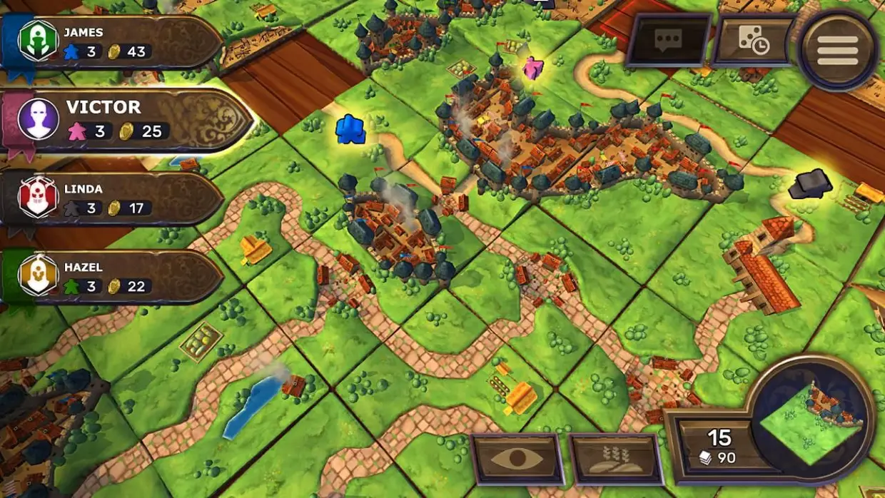 Carcassonne (iOS e Android): um dos mais conhecidos e bem-sucedidos jogos de tabuleiro também tem uma versão digital. Construa estradas, ligue cidades e explore recursos num jogo que apresenta um cenário sempre diferente. Pode jogar online.