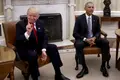 Obama despe o fato de Presidente e agradece aos jornalistas. Os jornalistas agradecem a Trump