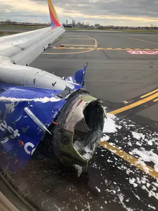 Foto de um dos passageiros que seguia a bordo do Boeing 737-700