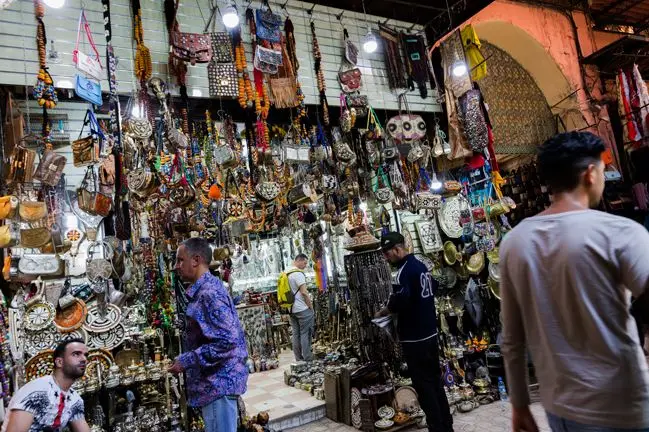 Os souks de Marraquexe