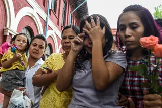 As mulheres dos dois jornalistas
