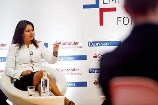 A secretária de Estado da Indústria, Ana Teresa Lehman, foi uma das convidadas do debate