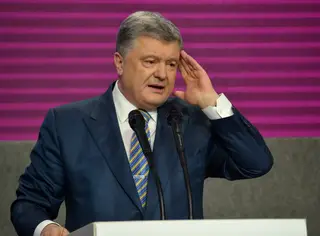 Petro Poroshenko, Presidente cessante