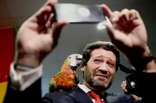 O primeiro dia presidencial de Ventura. As imagens