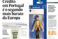 Crédito em Portugal é o segundo mais barato da Europa