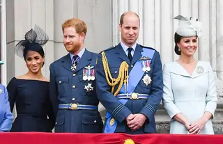 Meghan, Harry, William e Kate