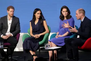 Harry, Meghan Markle, Kate Middleton e William