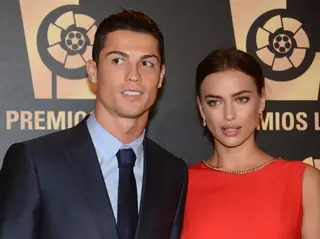 Cristiano Ronaldo e Irina Shayk, em outubro de 2014