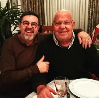 José Carlos Malato com o pai, António Malato