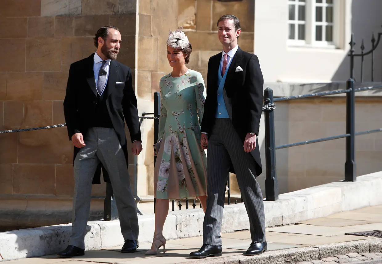 James e Pippa Middleton e o marido James Matthews